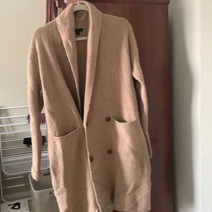 J Crew long grandpa sweater cardigan
